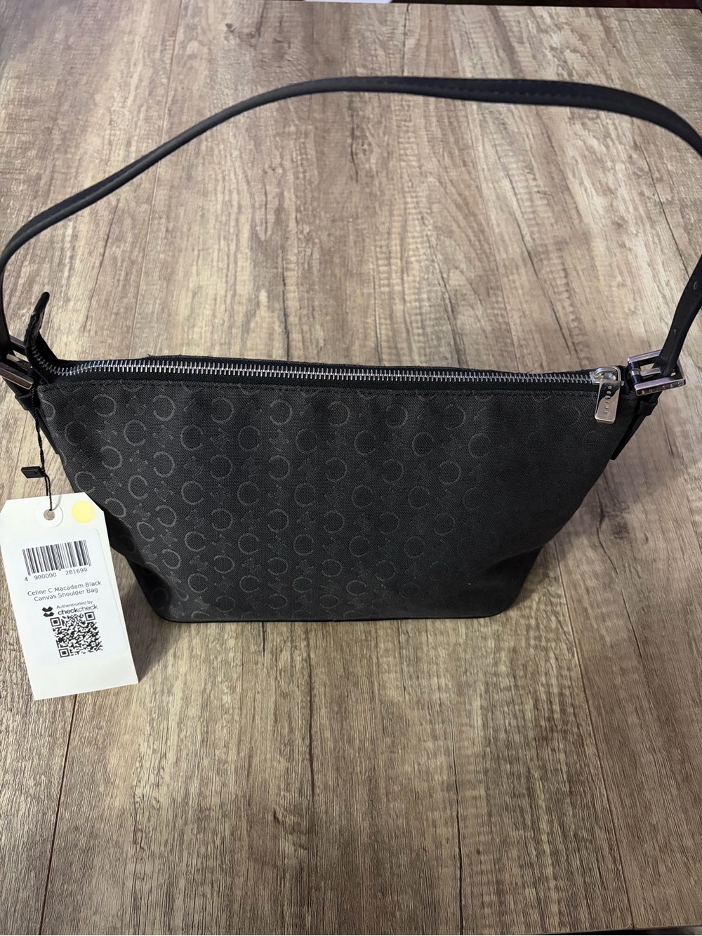 Celine Canvas Macadam Shoulder Bag - Unbranded
